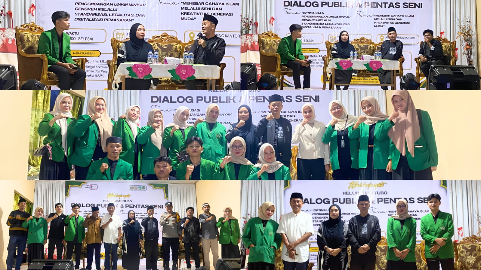 Mahasiswa KKN IAIN Ternate dan Pemuda Tubo Gelar Dialog Publik dan Pentas Seni Keagamaan