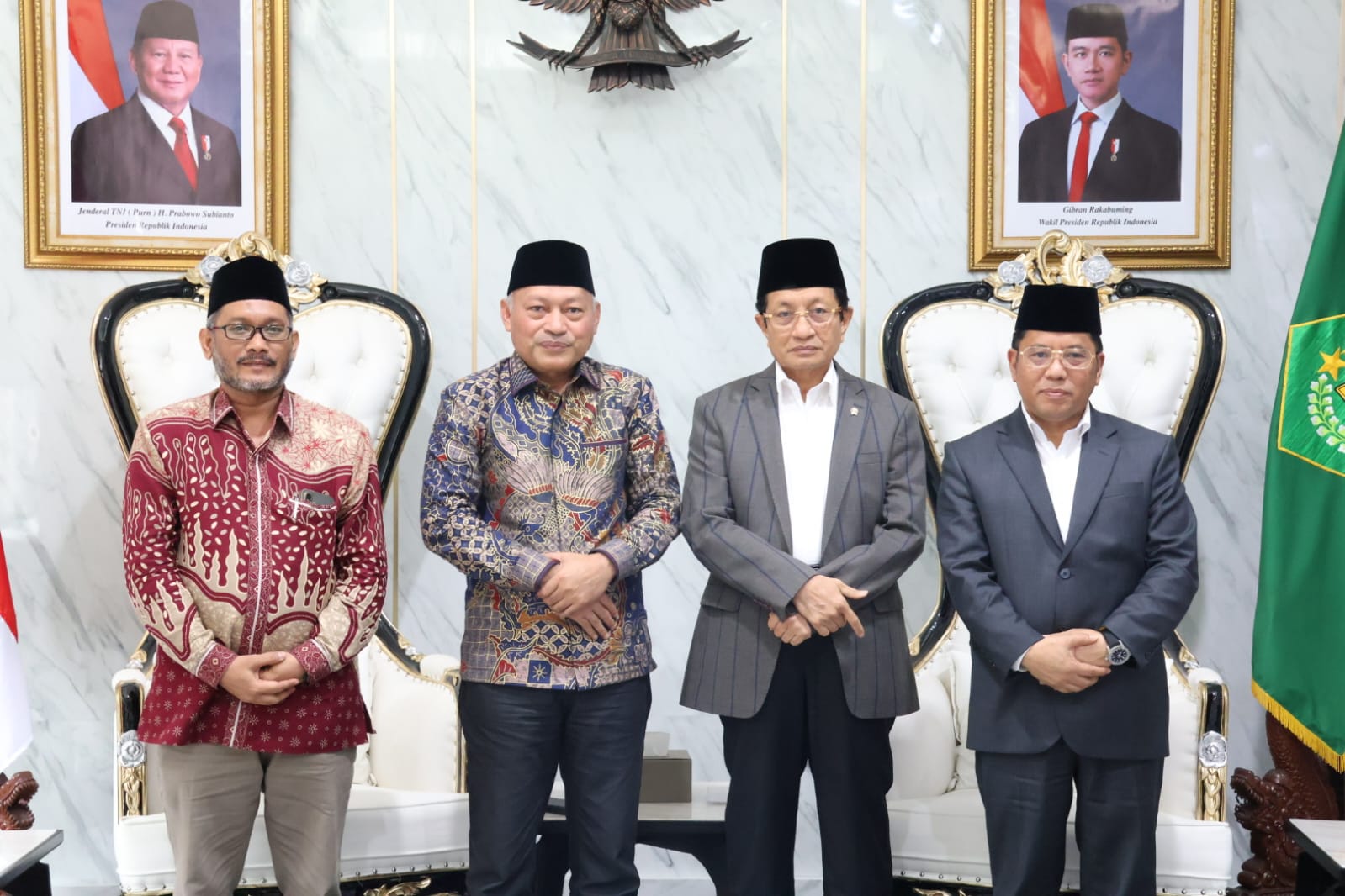 IAIN Ternate Selangkah Lebih Dekat Menuju UIN Sultan Baabullah, Rektor dan Wagub Maluku Utara Temui Menteri Agama di Jakarta