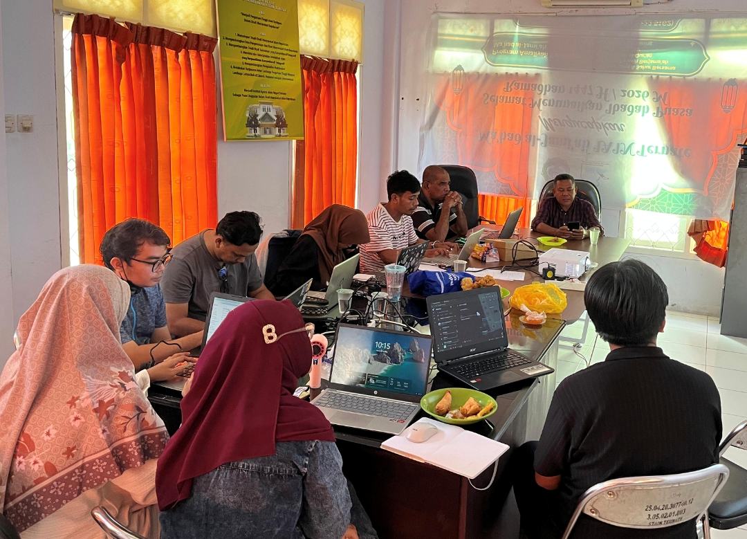 Optimistis Raih Hasil Terbaik, FUAD IAIN Ternate Matangkan Persiapan Asesmen Lapangan Prodi KPI