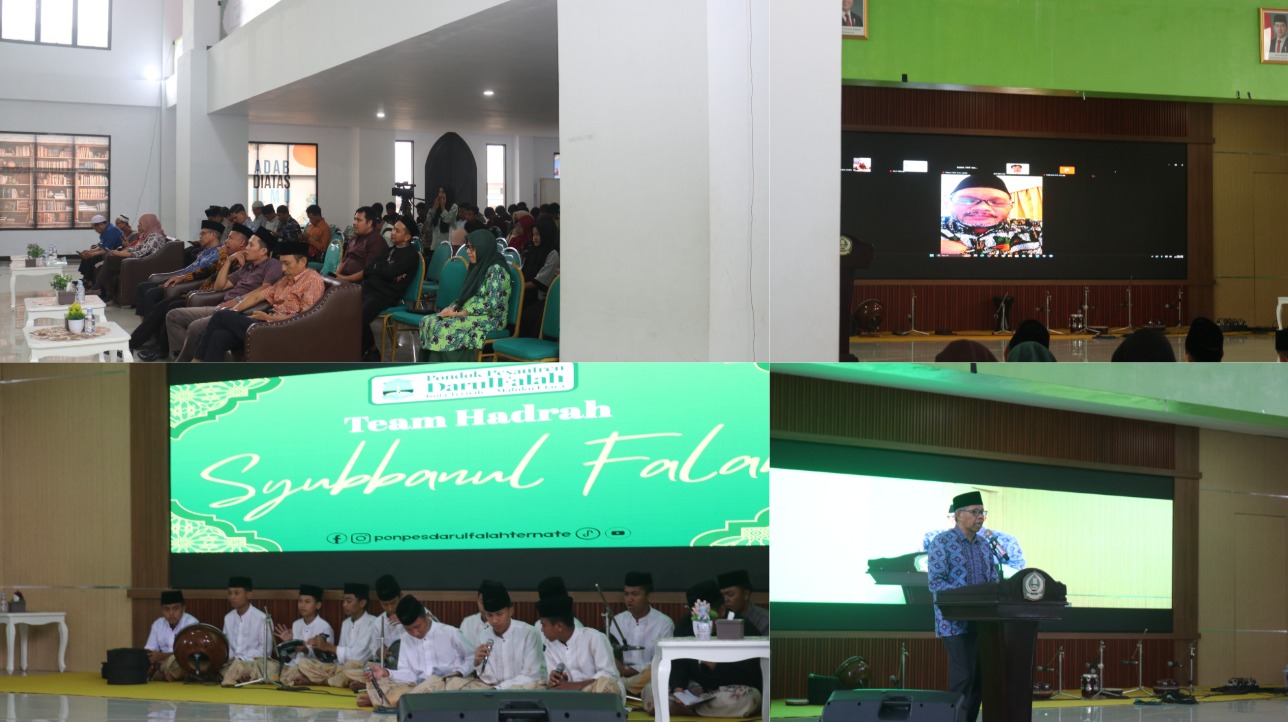 Diiringi Hadrah Santri Darul Falah, Rektor IAIN Ternate Buka Gebyar Hari Santri 2026