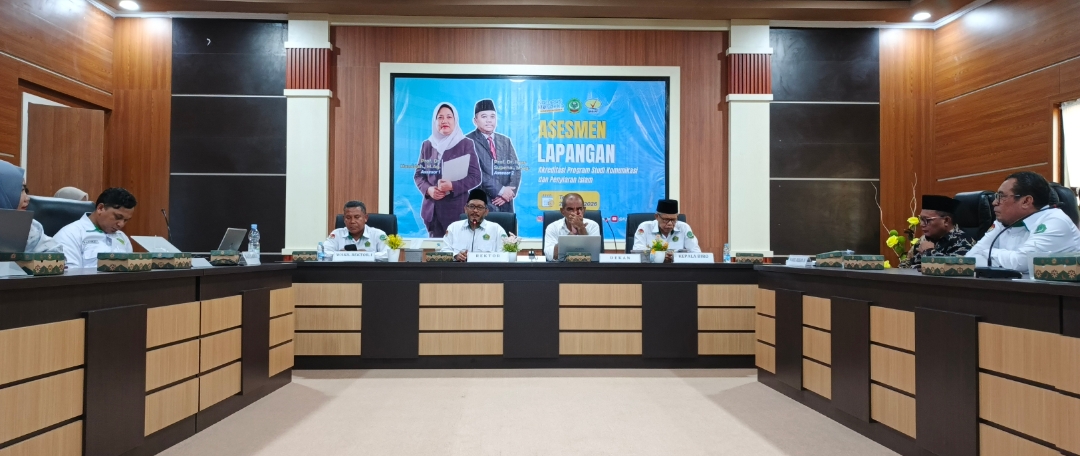 Asesmen Lapangan Prodi KPI Berlangsung Daring, Asesor BAN-PT Berharap Transformasi ke UIN Sultan Baabullah Bisa Segera Terwujud