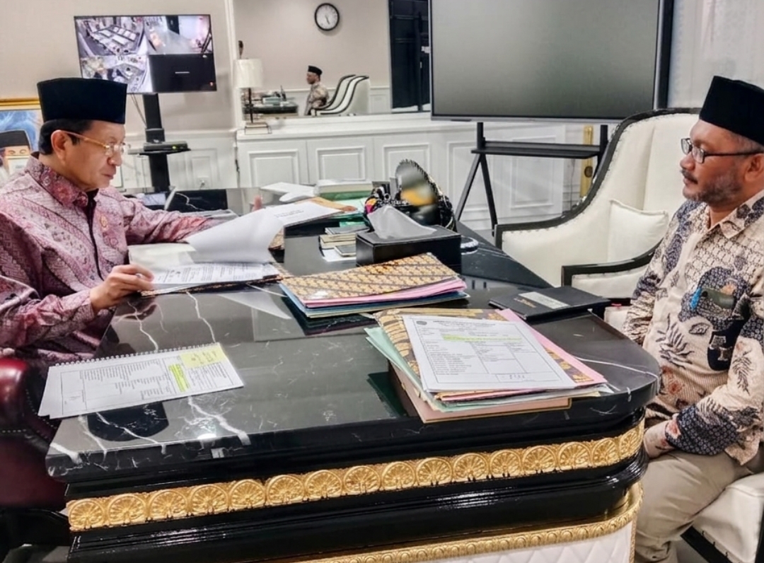 Menghadap Menteri Agama di Jakarta, Rektor IAIN Ternate Laporkan Progres Alih Bentuk Menjadi UIN Sultan Baabullah