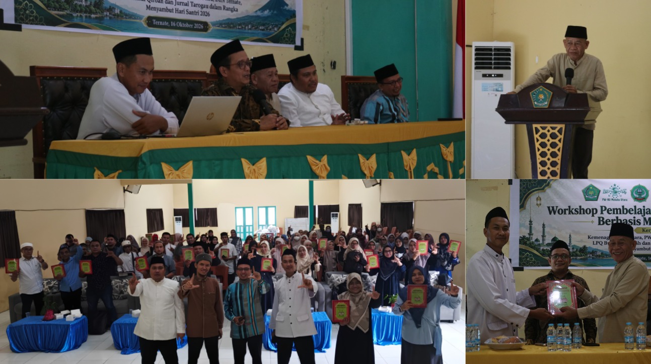 Sambut Hari Santri, Kanwil Kemenag Malut dan Akademisi IAIN Ternate Latih Guru PAI Madrasah Metode Qiro’ah